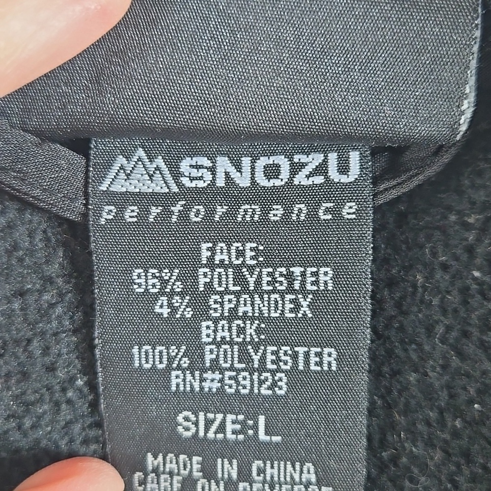 Snozu Black Soft Shell Jacket - Picture 7 of 7